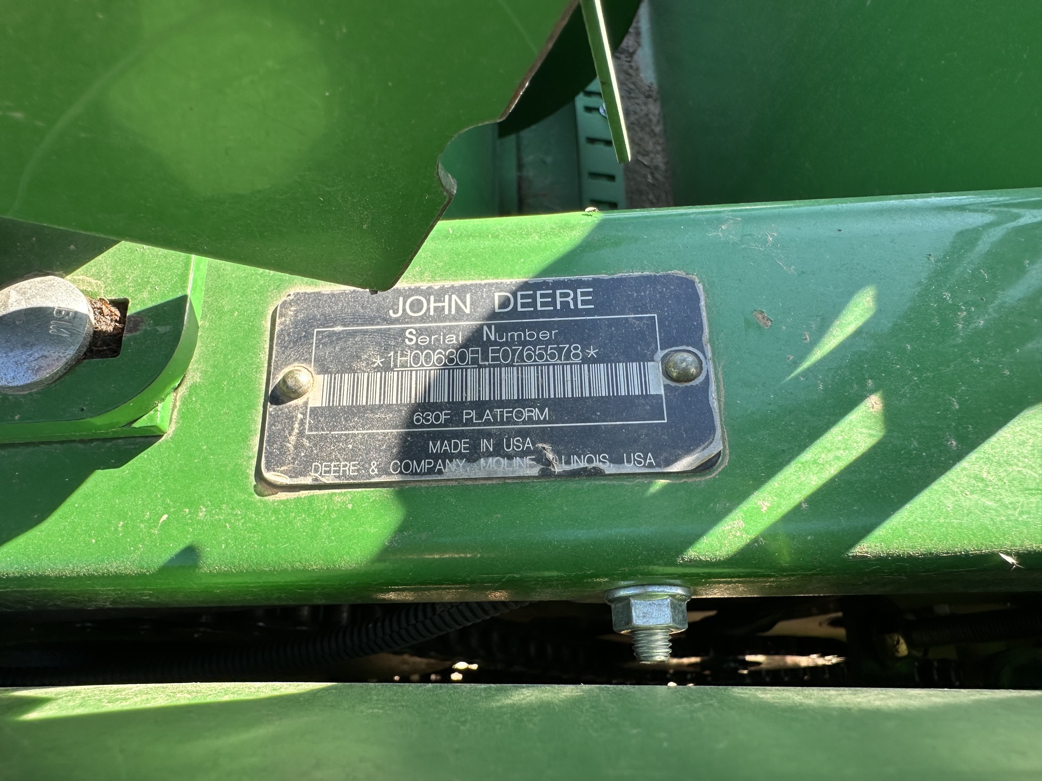  2014 John Deere 630F at Heritage Tractor in Joplin, MO