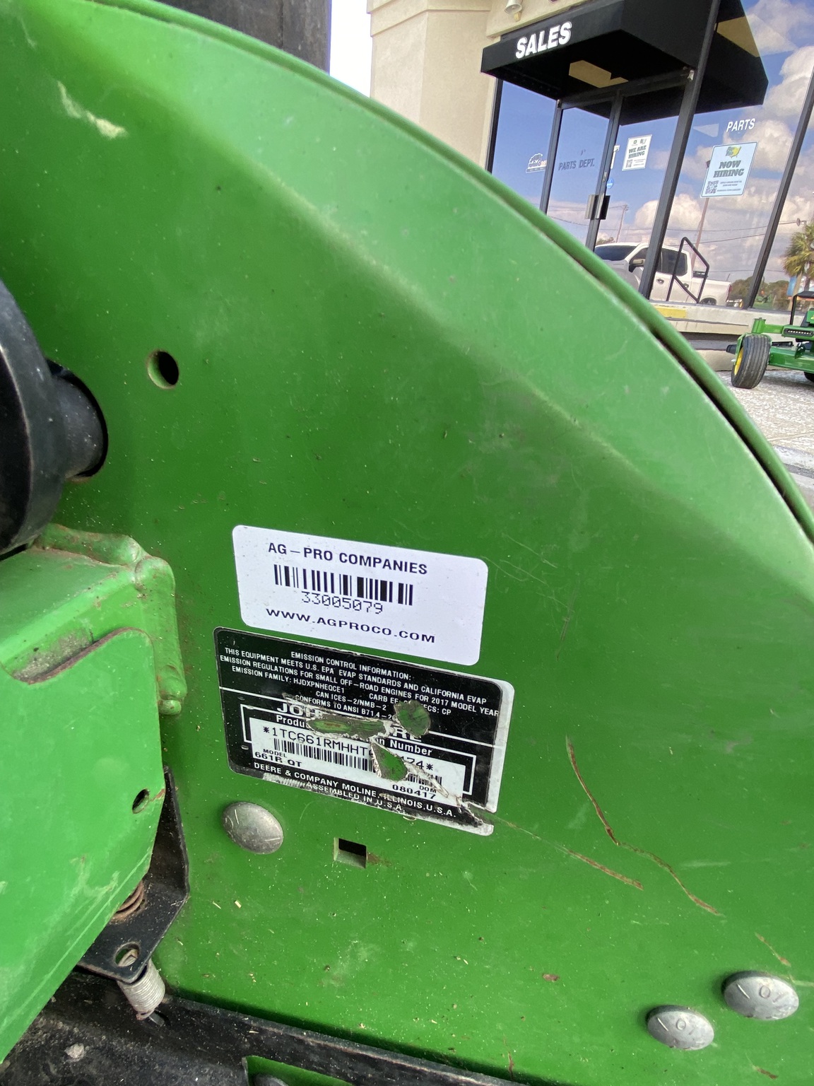 2019 John Deere 661R QUIKTRAK Image 8