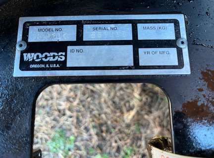 Photo of 2003 Woods M2560K