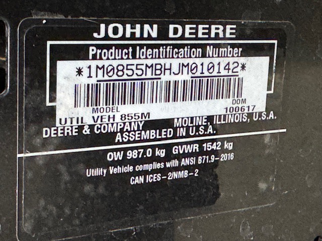 2018 John Deere XUV 855M S4 Image 15