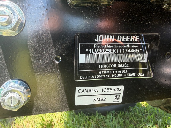 2026 John Deere 3025E