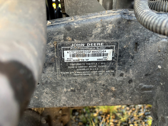 2016 John Deere 1600