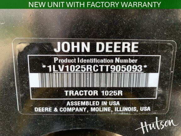 Photo of 2026 John Deere 1025R
