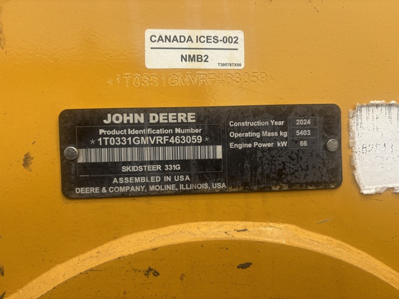 Photo of 2024 John Deere 331G