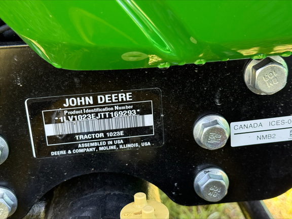 2026 John Deere 1023E