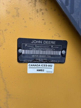 2018 John Deere 772G