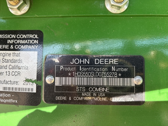 Used 2013 John Deere S550 Combines at Koenig Equipment in Anna, OH - Photo11