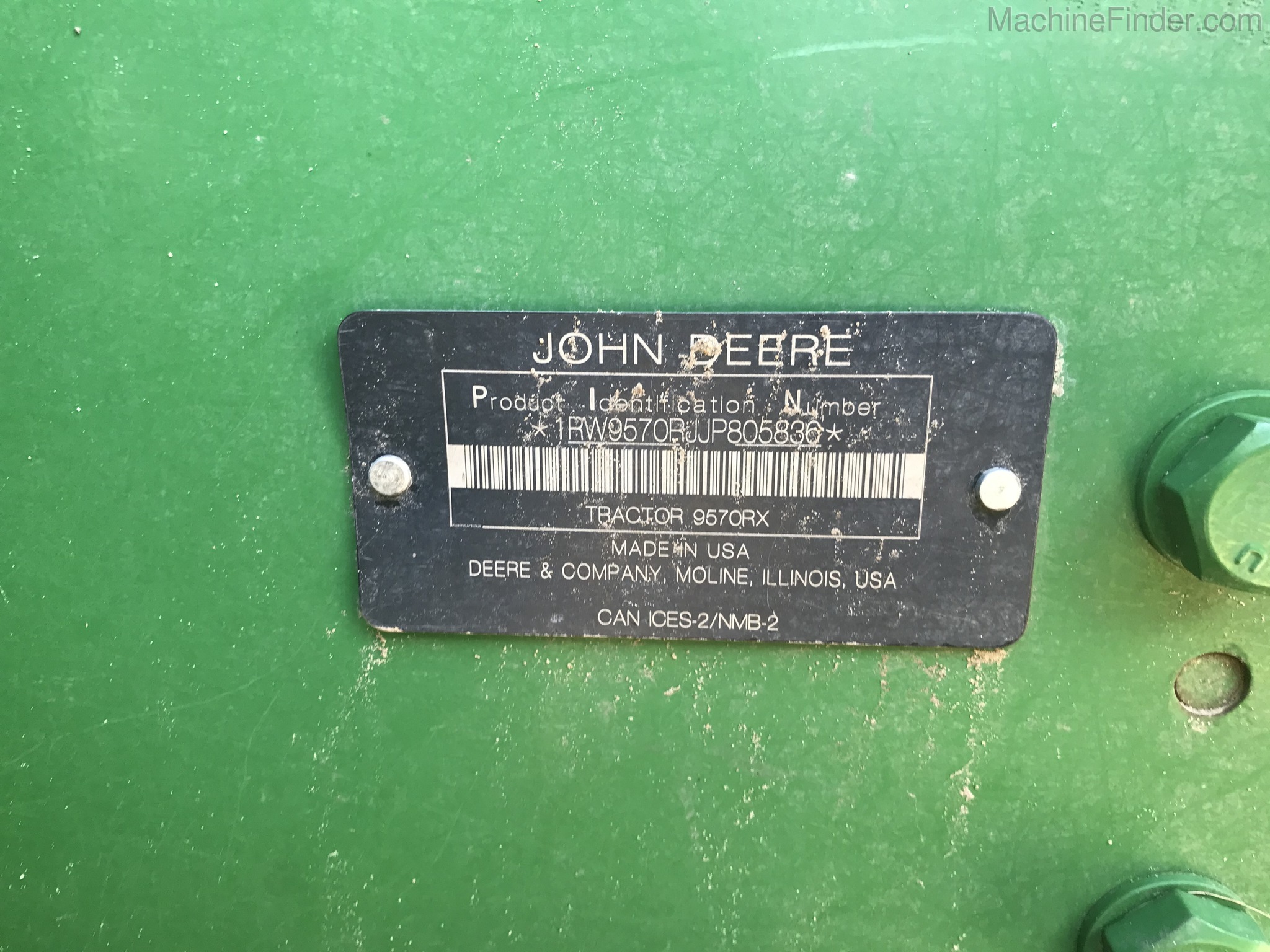 2018 John Deere 9570RX Image 12