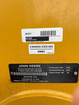 2024 John Deere 331G