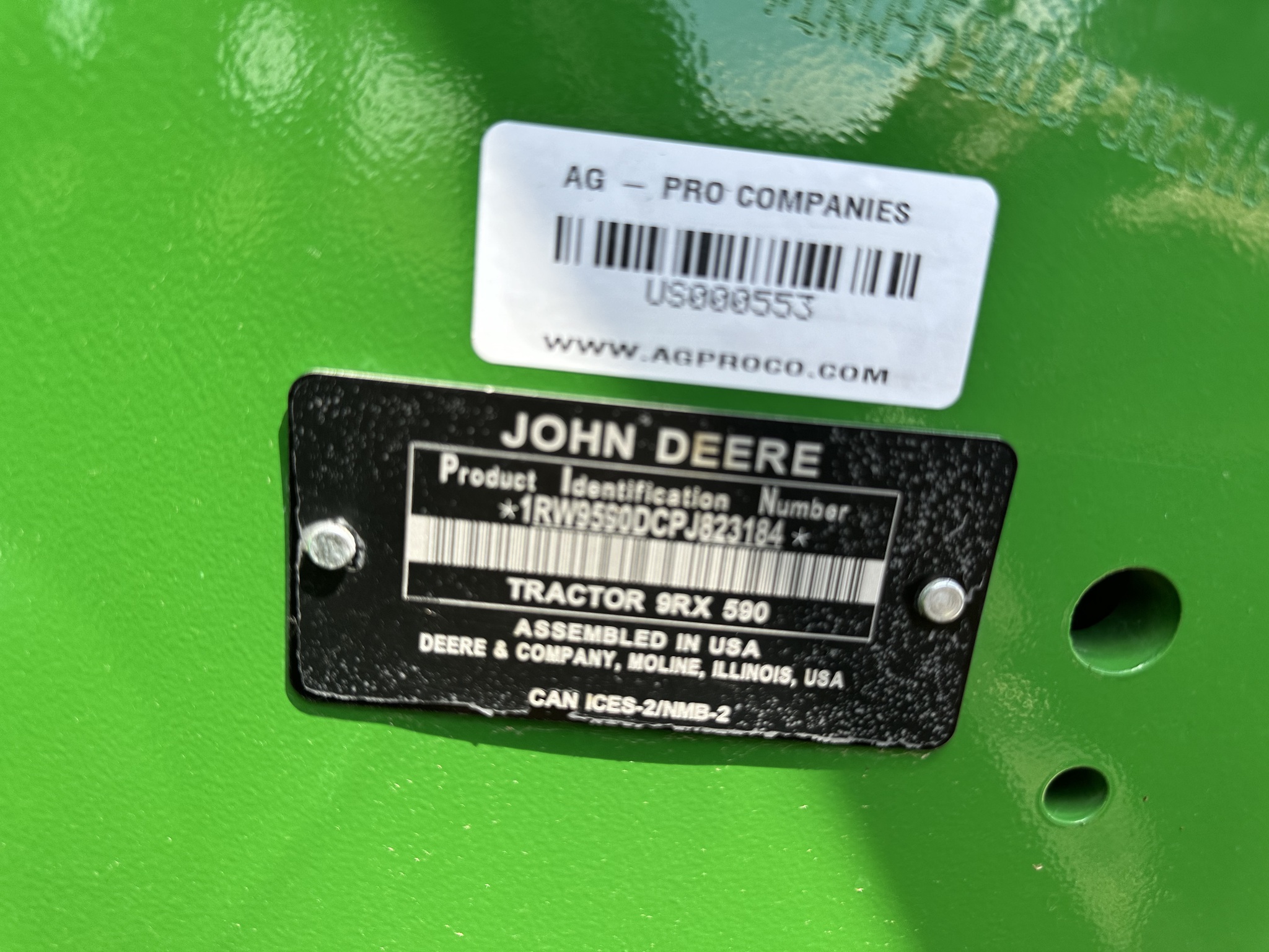 2023 John Deere 9RX 590 Image 4