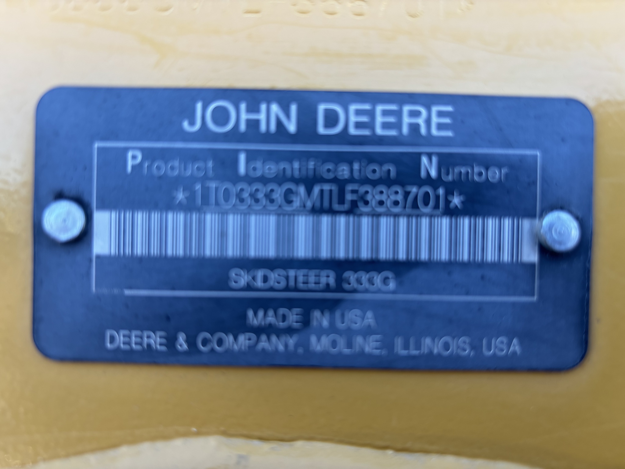 2020 John Deere 333G at Heritage Tractor in Rogersville, MO