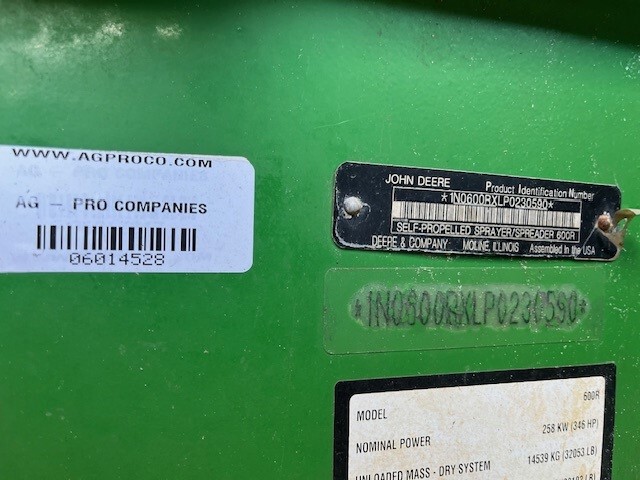 2023 John Deere 600R Image 2