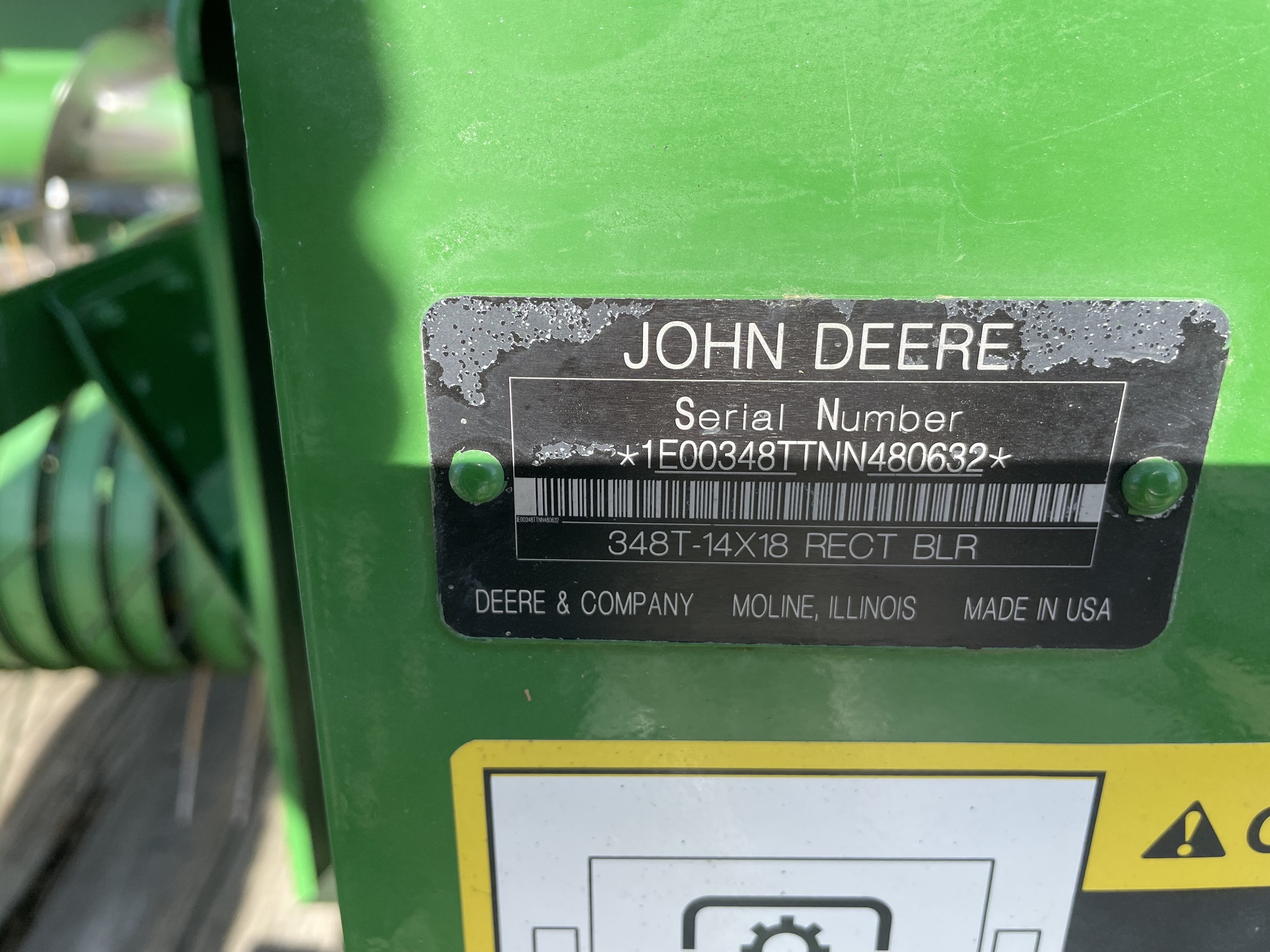  2022 John Deere 348 at Heritage Tractor in Rolla, MO