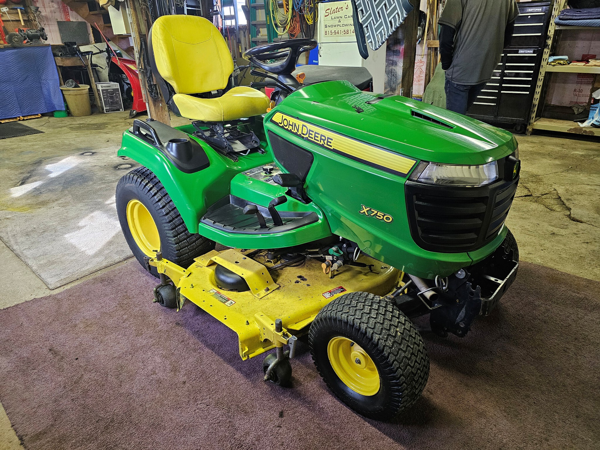  2017 John Deere X750 at Heritage Tractor in Freeport, IL
