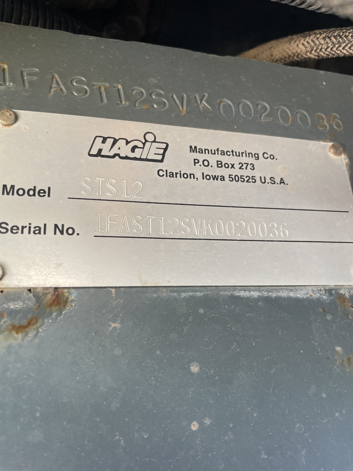 2020 Hagie STS12 Image 2