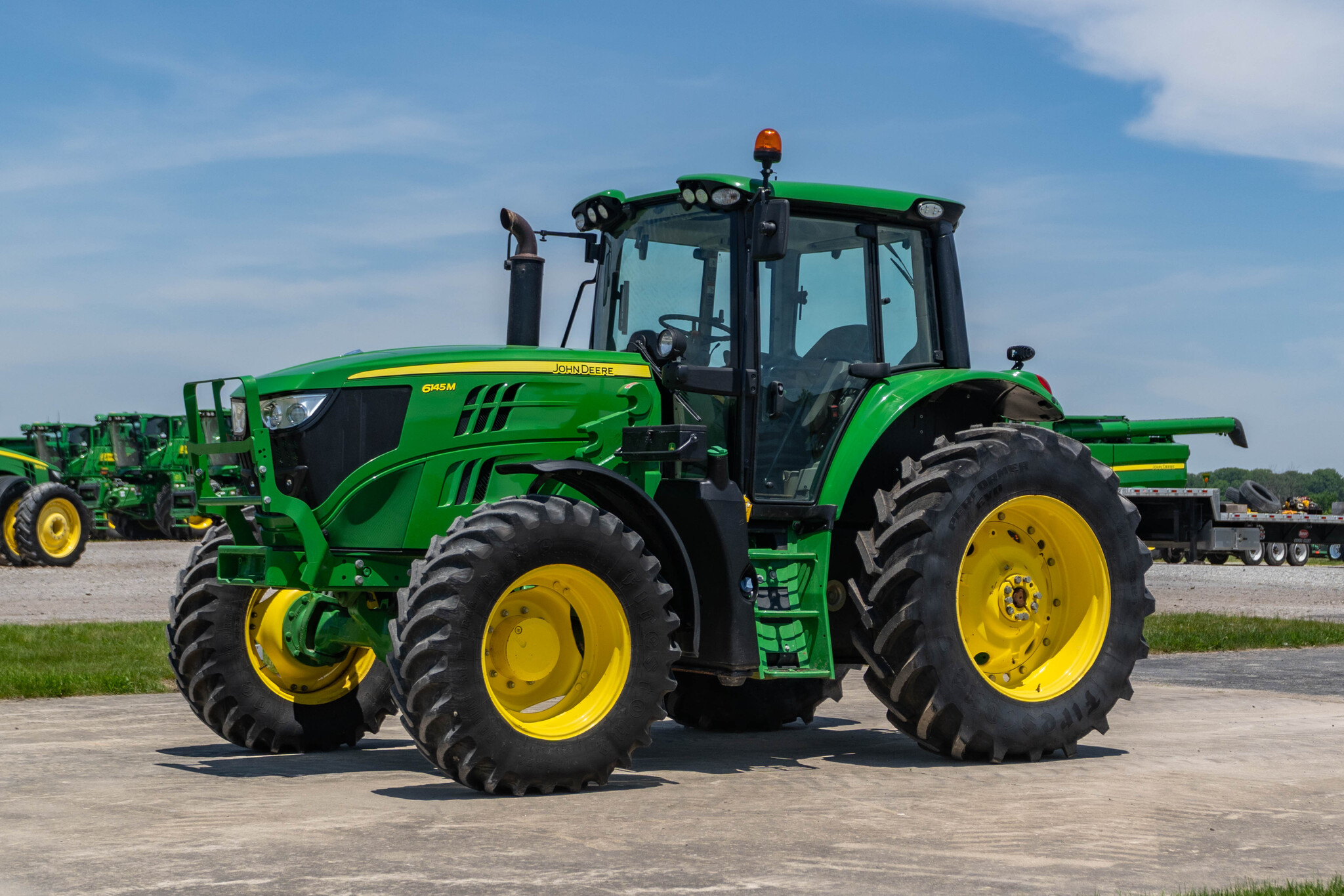 Used 2023 John Deere 6145M Row Crop Tractors at Koenig Equipment in Anna, OH - PhotoXL0