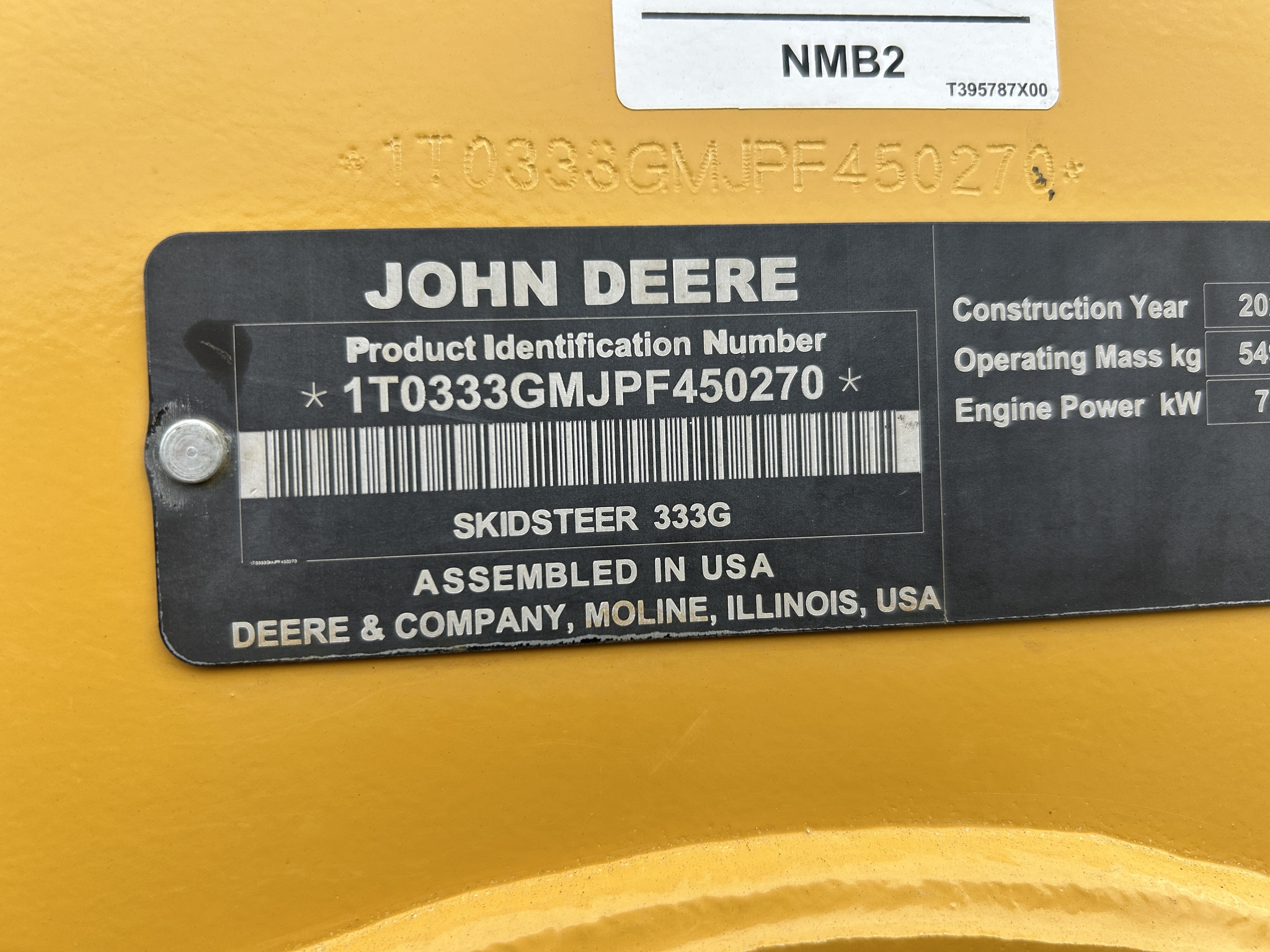  2023 John Deere 333G at Heritage Tractor in Baldwin City, KS
