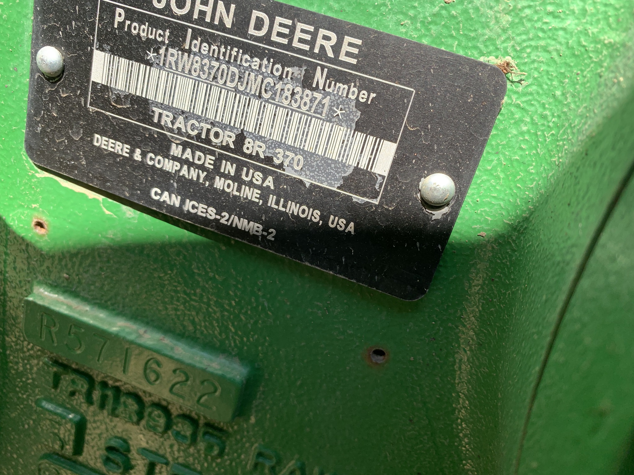 2021 John Deere 8R 370 Image 10