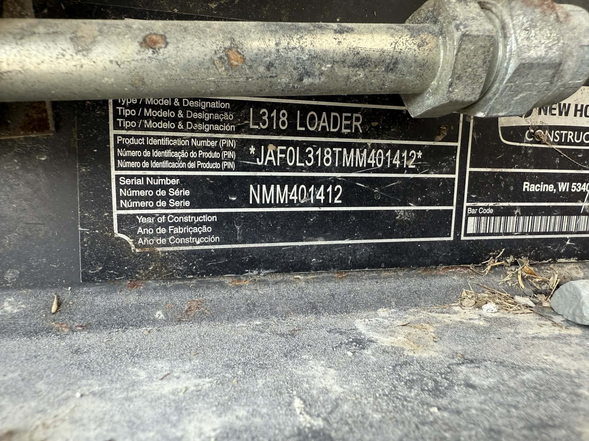 2020 New Holland L318 Image 5