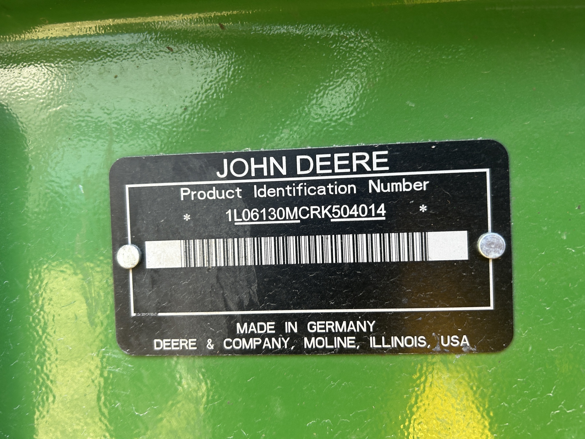  2025 John Deere 6130M at Heritage Tractor in Adrian, MO