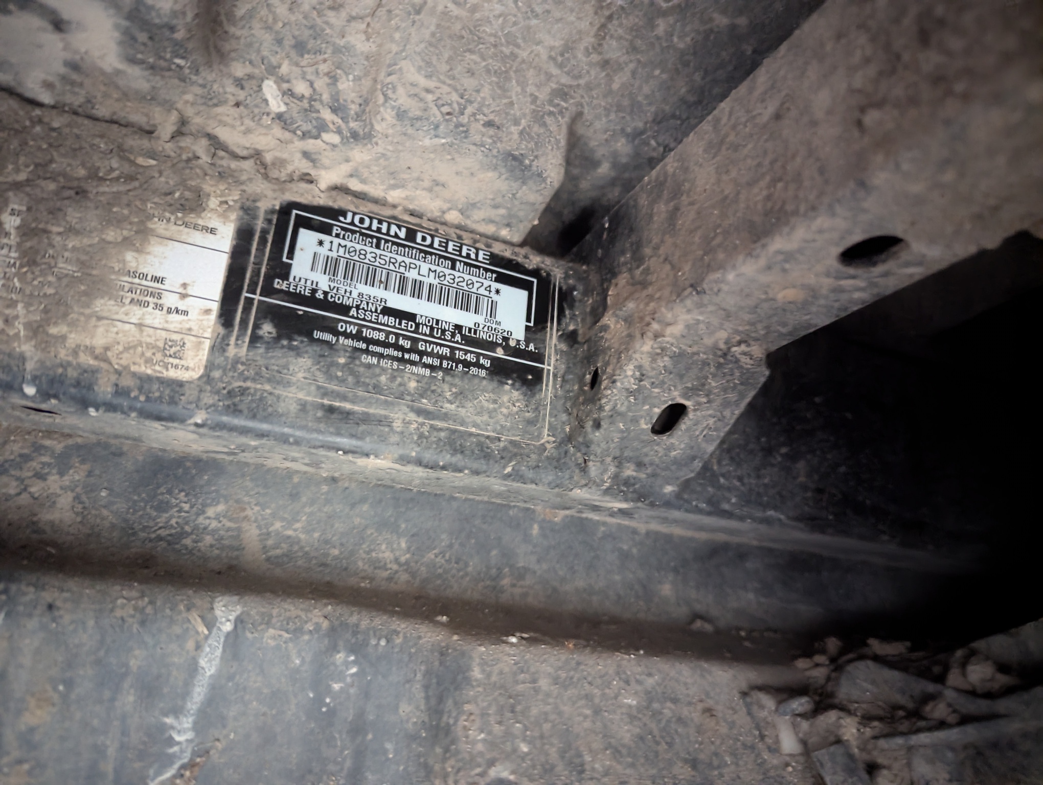 2020 John Deere XUV 835R Image 10