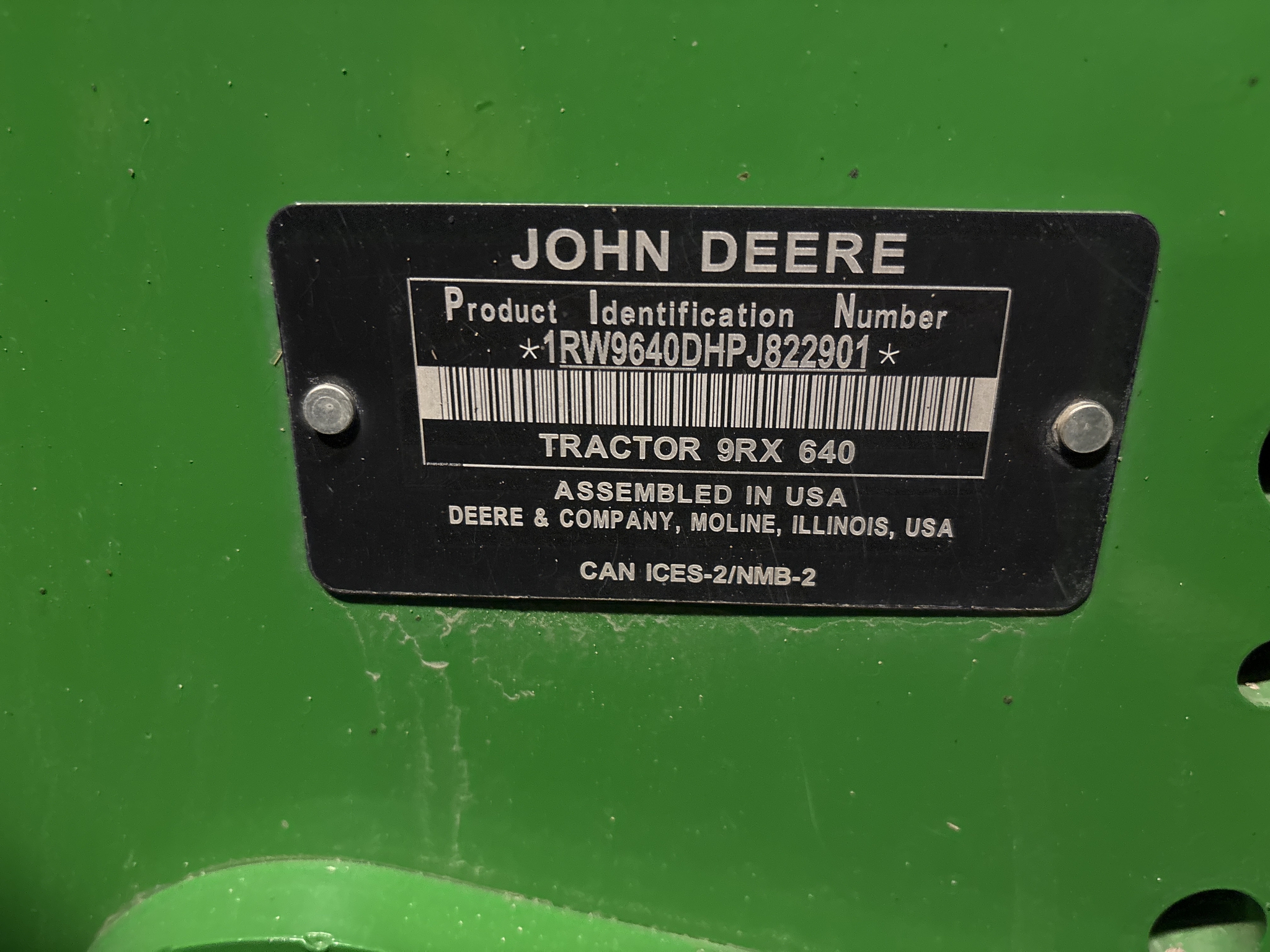 Used 2023 John Deere 9RX 640 Track Tractors at Koenig Equipment in Anna, OH - PhotoXL6