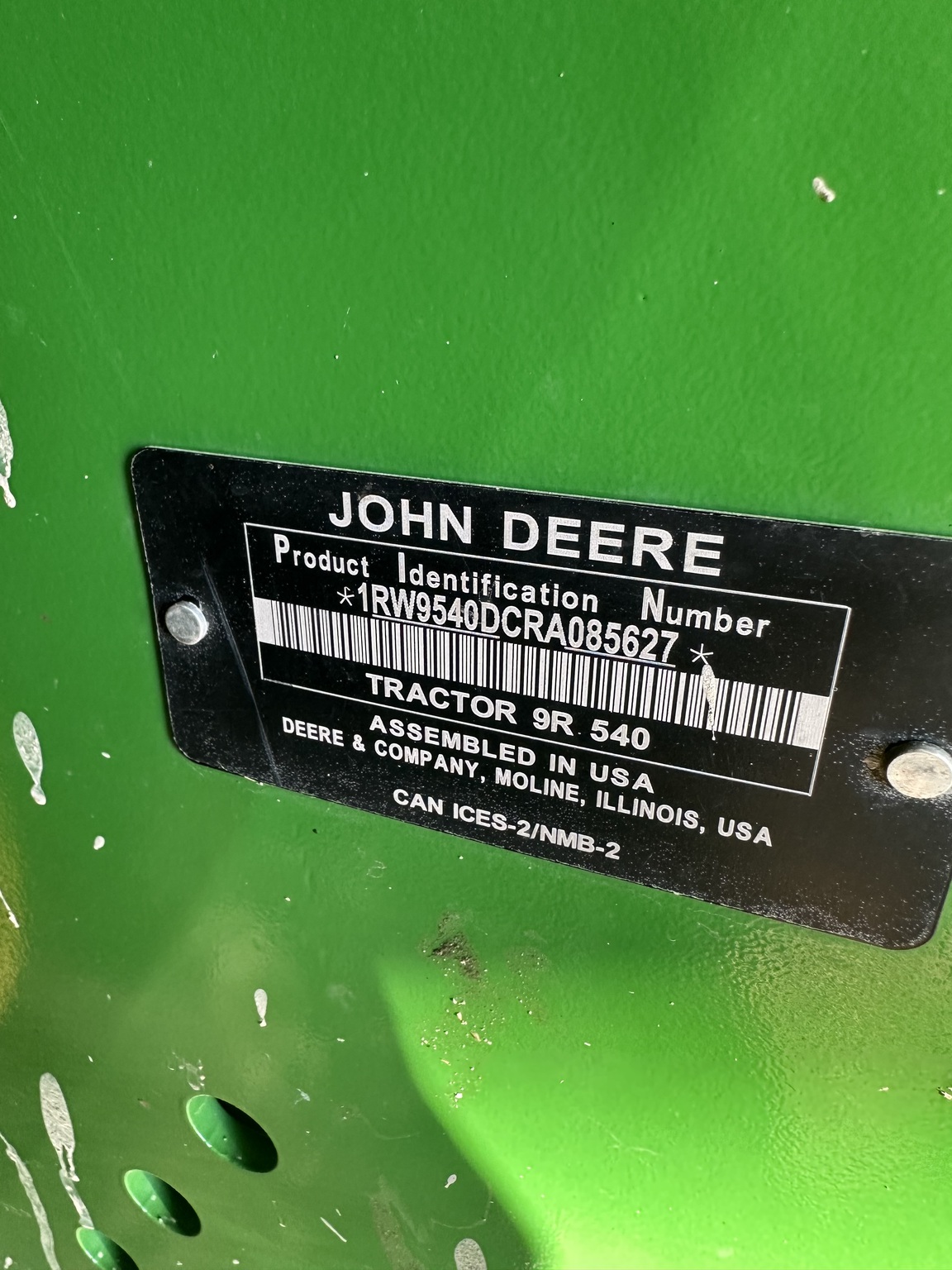 2024 John Deere 9R 540 Image 2