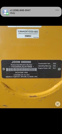 2025 John Deere 325G