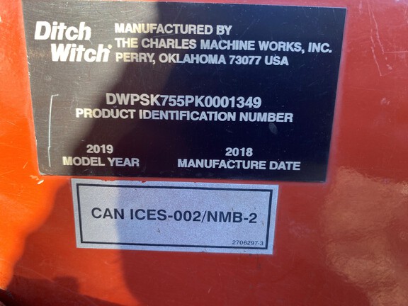 2019 Ditch Witch SK755
