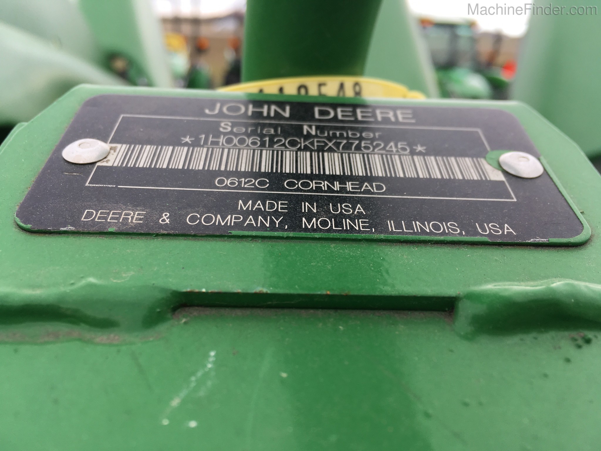 2015 John Deere 612C Image 10