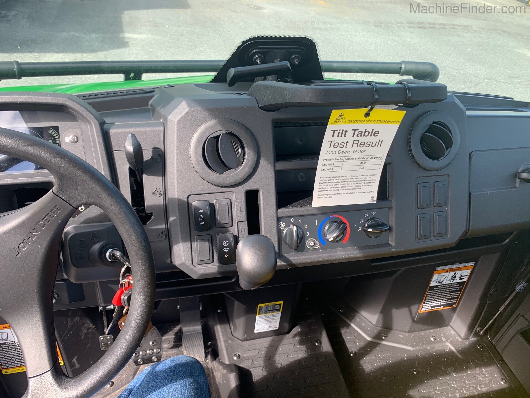 2020 John Deere XUV835M HVAC Image 9