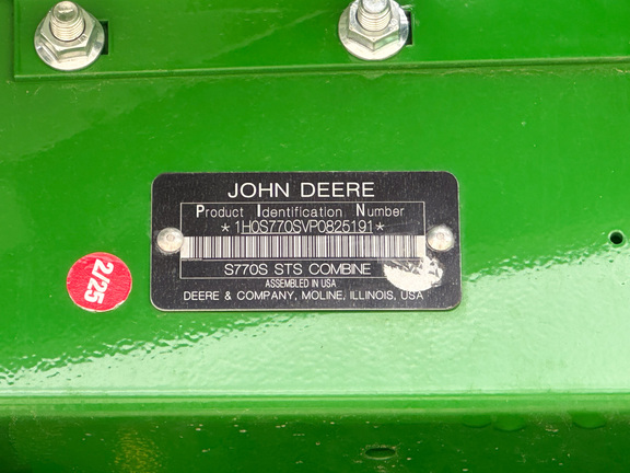 2023 John-Deere S770