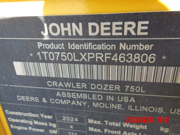 2024 John Deere 750L