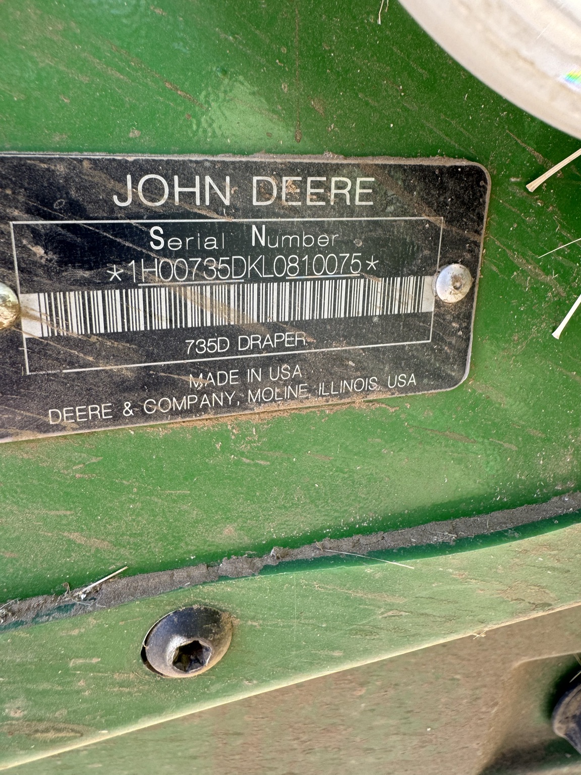 2020 John Deere 735D Image 2