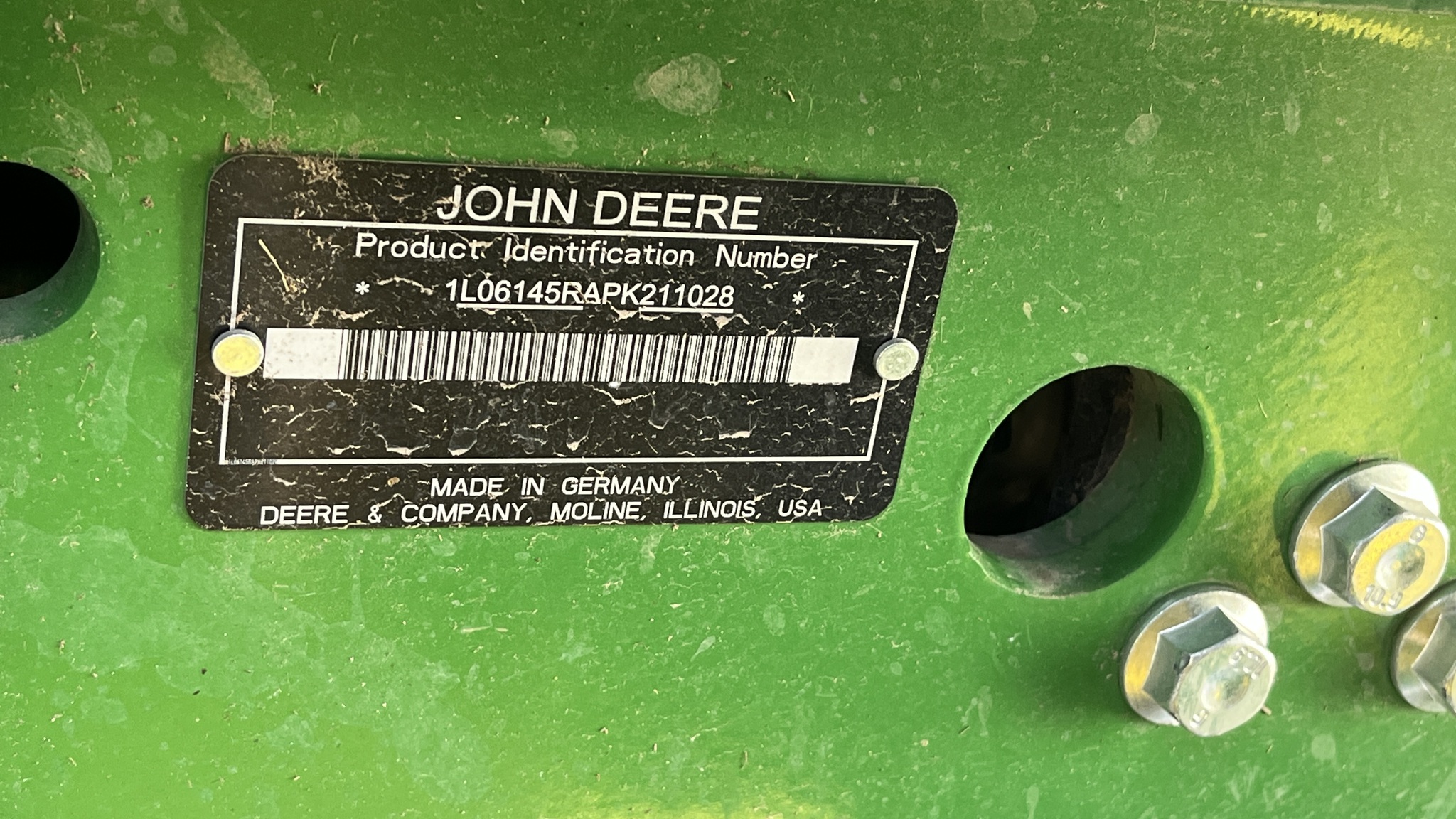  2024 John Deere 6R 145 at Heritage Tractor in Joplin, MO
