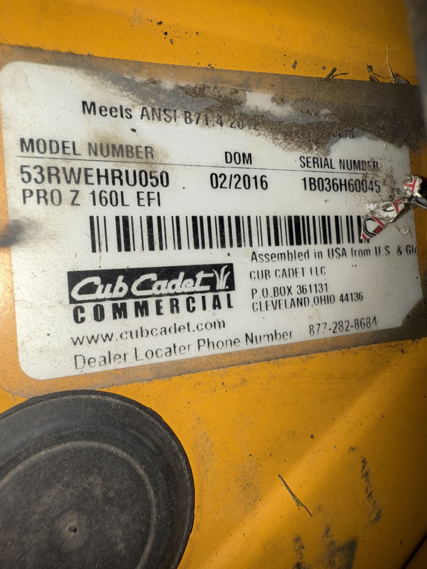 2016 Cub Cadet Pro Z 160L EFI Image 10