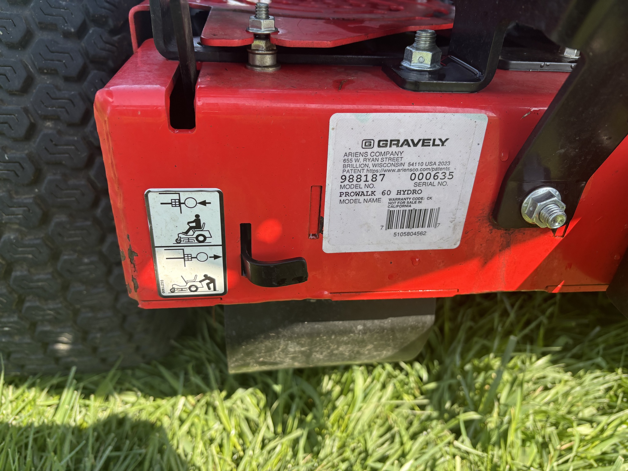 Used 2024 Gravely Pro-Walk 60 Commercial Walk Behind Mowers at Koenig Equipment in Lebanon, OH - PhotoXL9