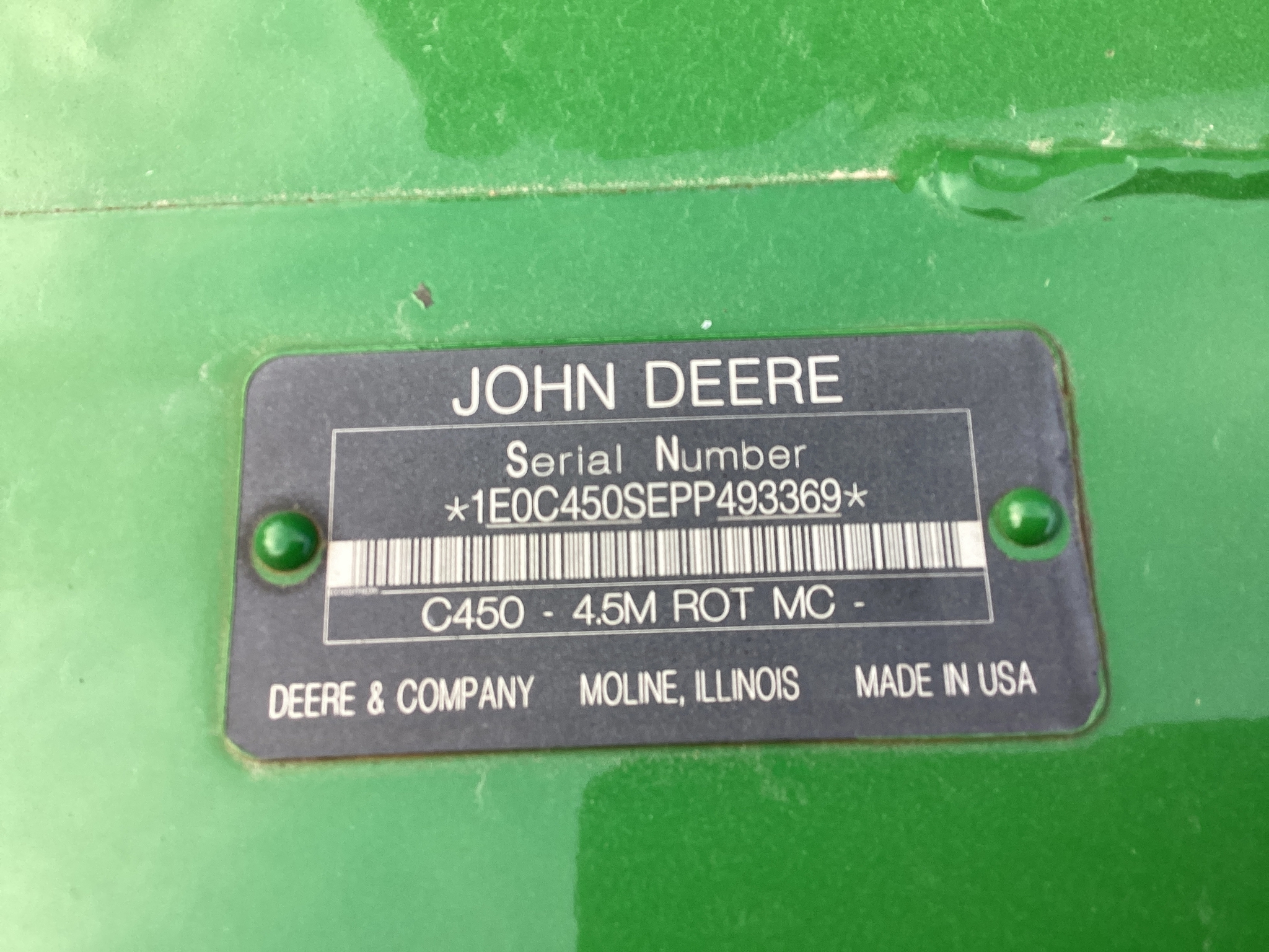 2024 John Deere C450 Image 12