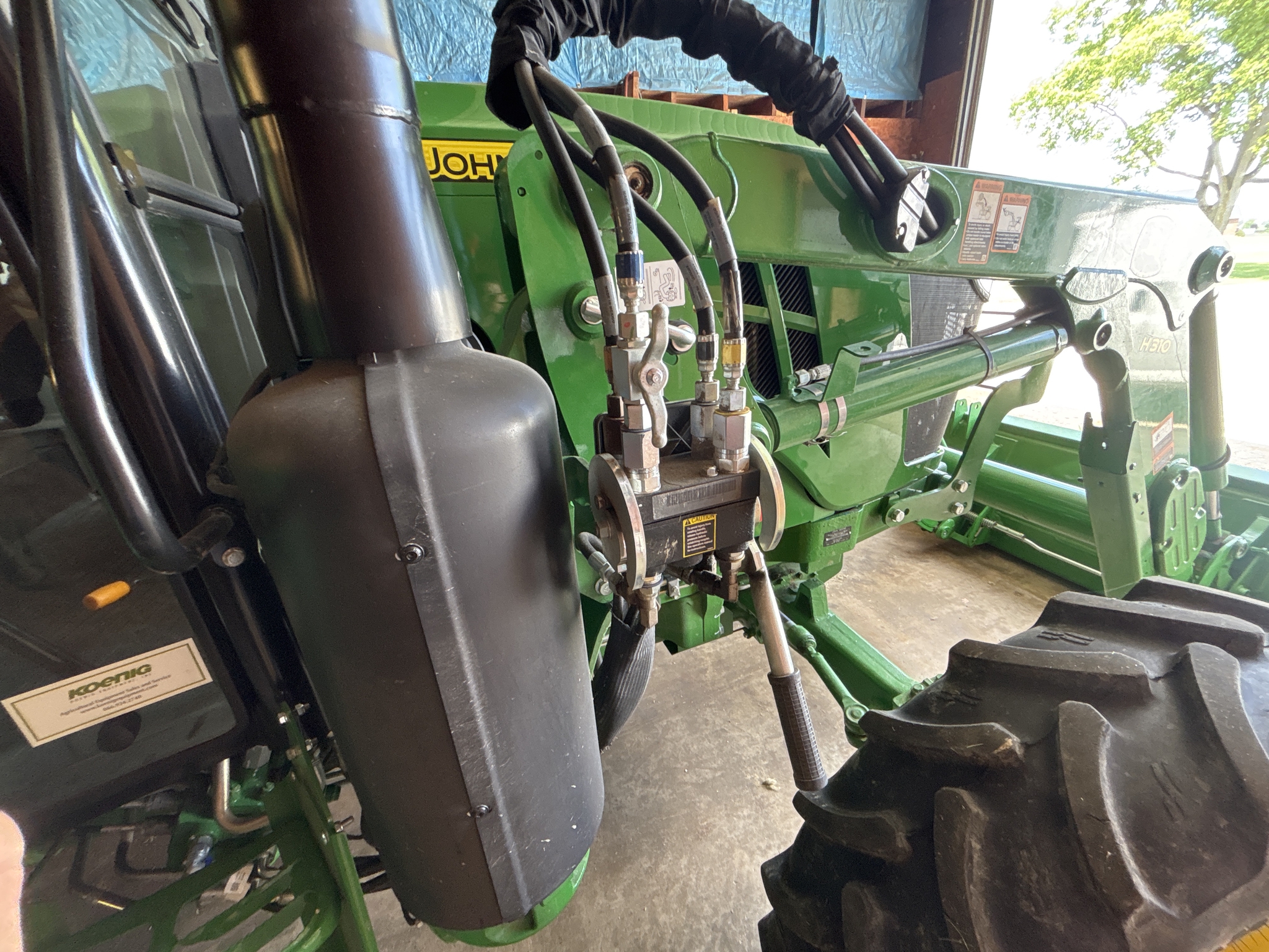 Used 2024 John Deere 6105E Cab Utility Tractors at Koenig Equipment in Greenville, OH - PhotoXL10