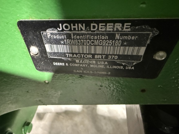 2021 John Deere 8RT 370 - Photo17