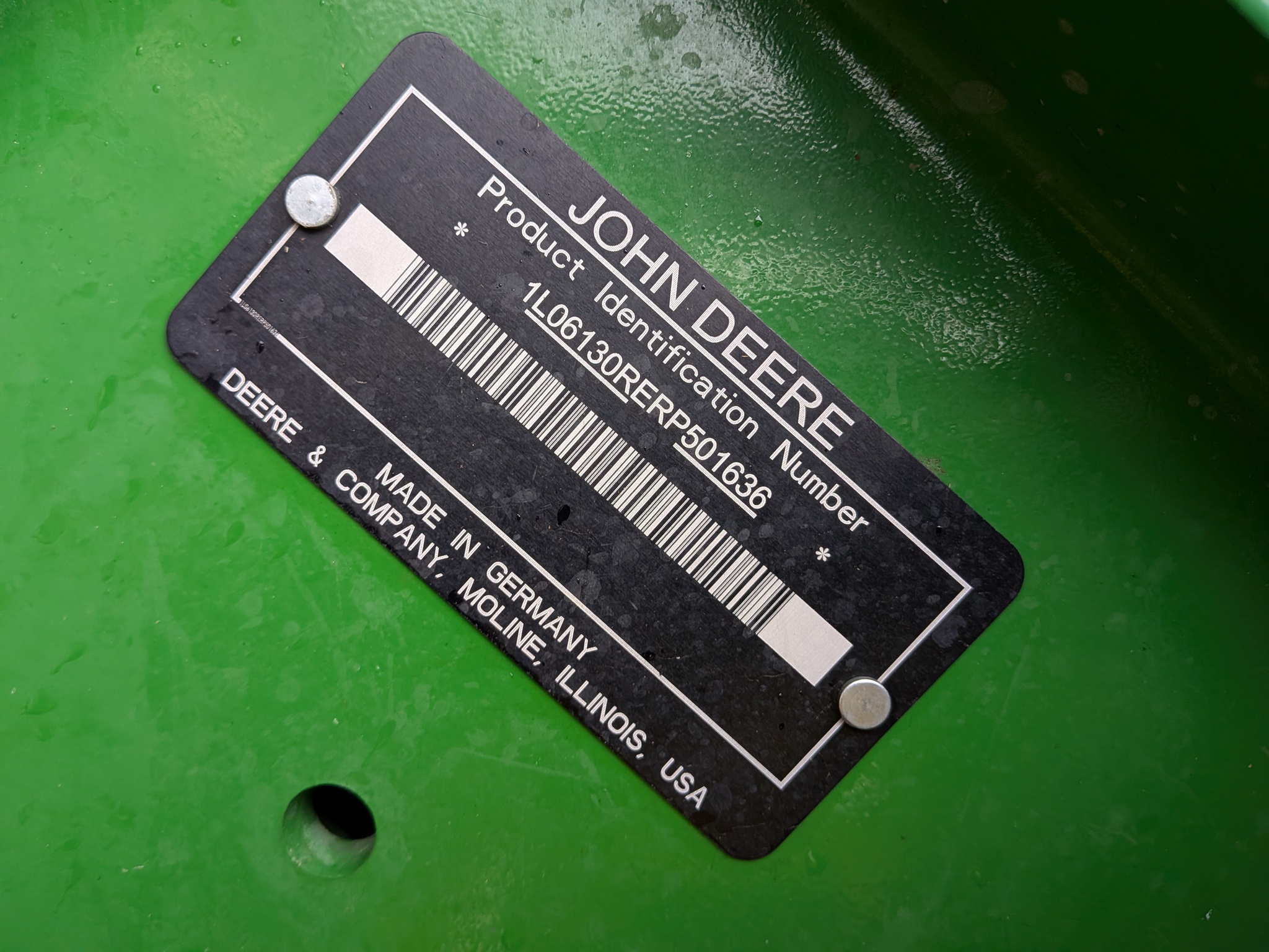  2025 John Deere 6R 130 at Heritage Tractor in Galesburg, IL