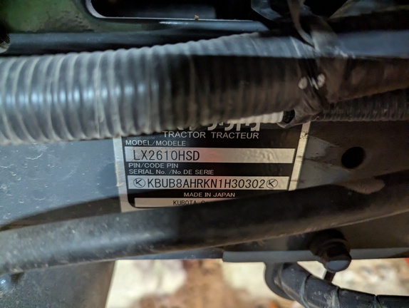 Photo of 2024 Kubota LX2610