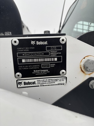 Used 2021 Bobcat S76 Skid Steer Loaders at Horizon Ag & Turf in Vermilion, AB - Photo11