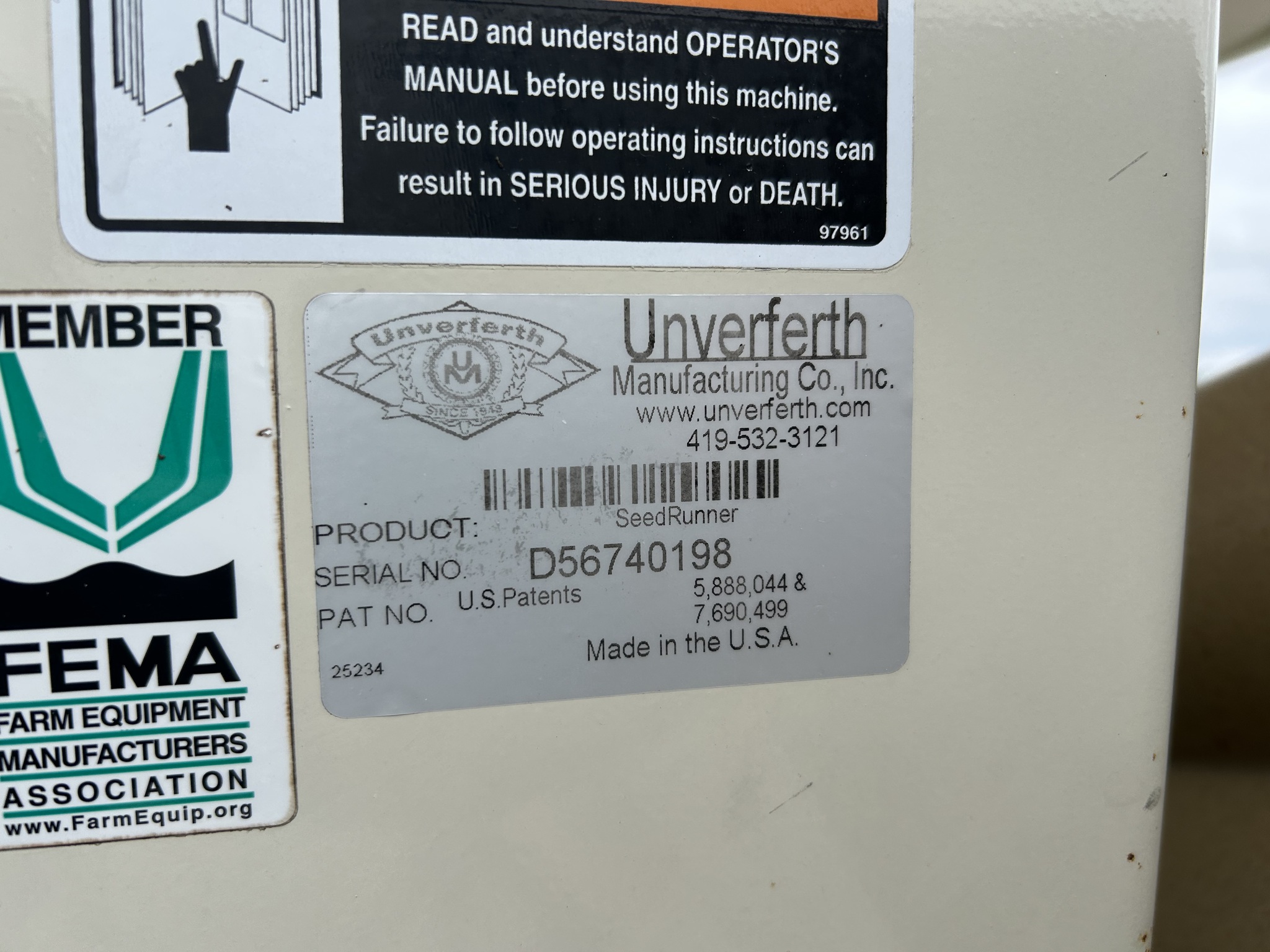  2012 Unverferth XL2750 at Heritage Tractor in Streator, IL