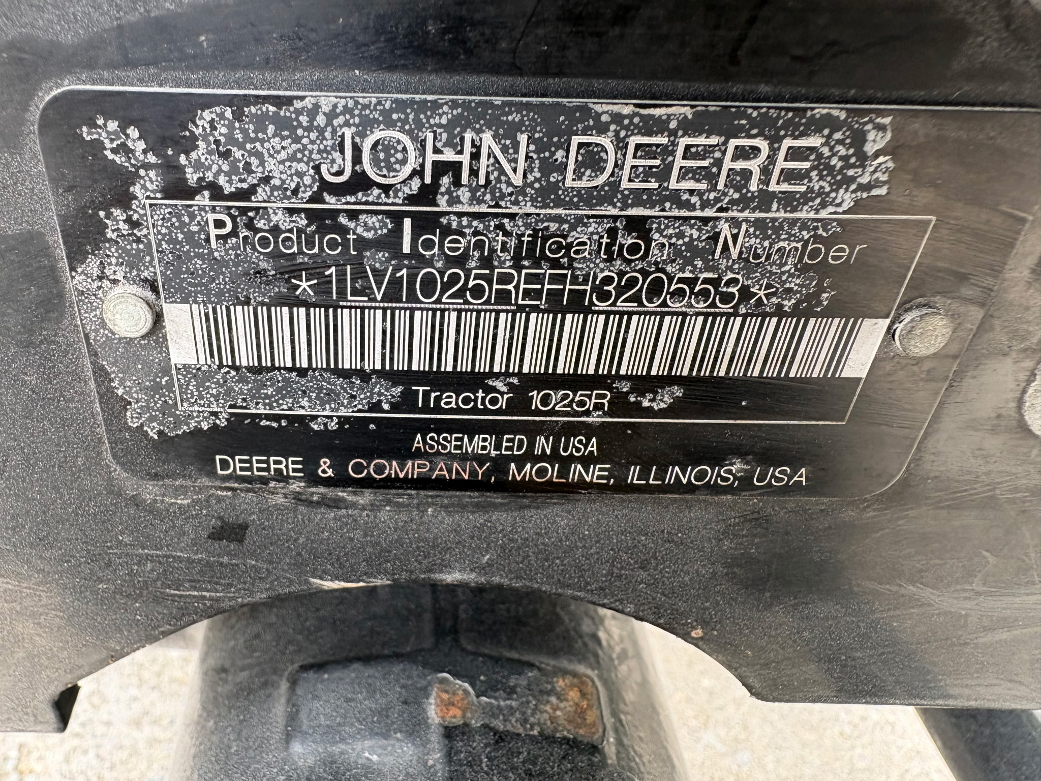 2015 John Deere 1025R Image 8