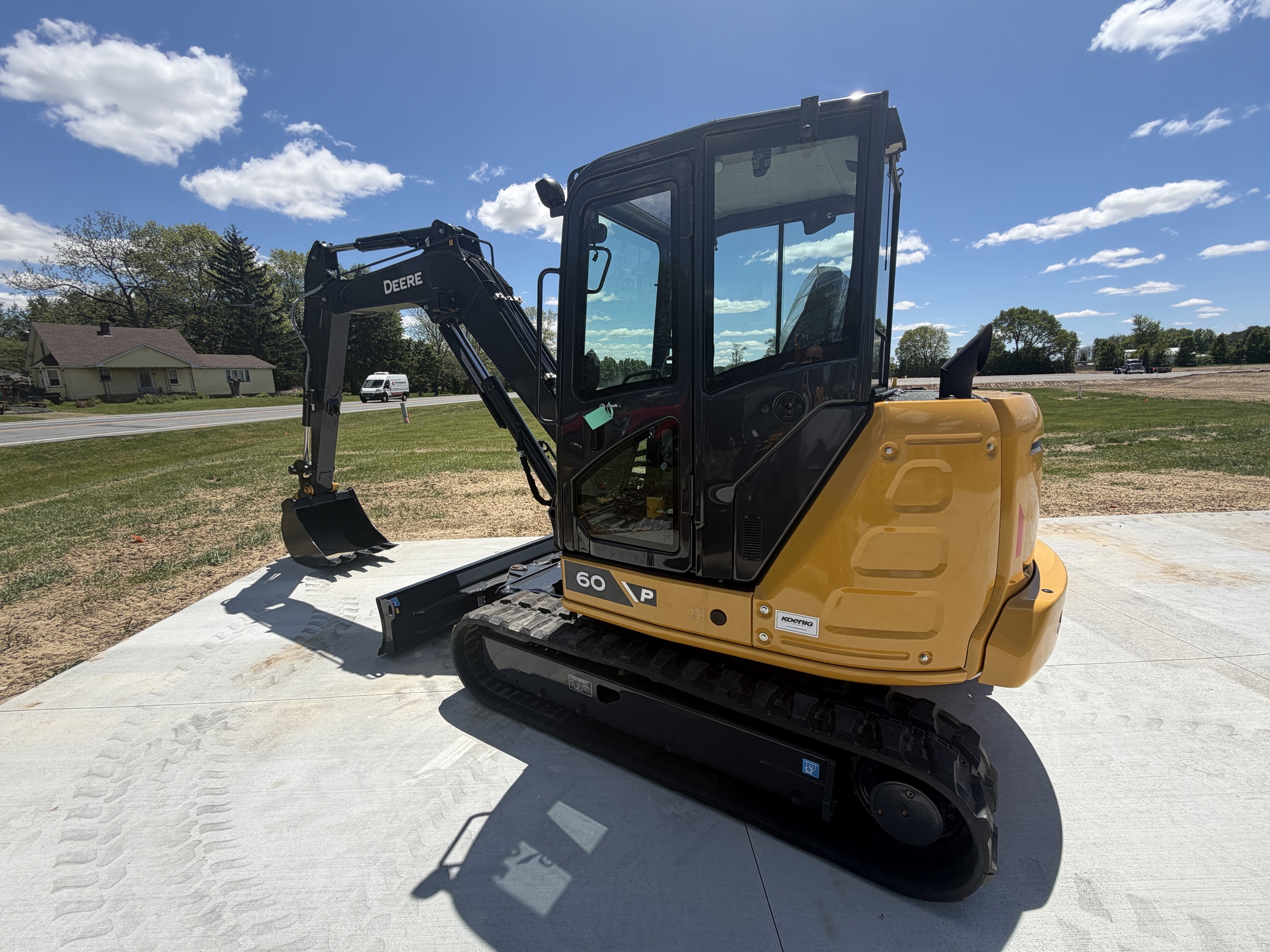 New In-Stock 2025 John Deere 60 P Compact Excavators at Koenig Equipment in Knightstown, IN - PhotoXL3