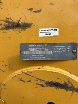 2023 John Deere 333G