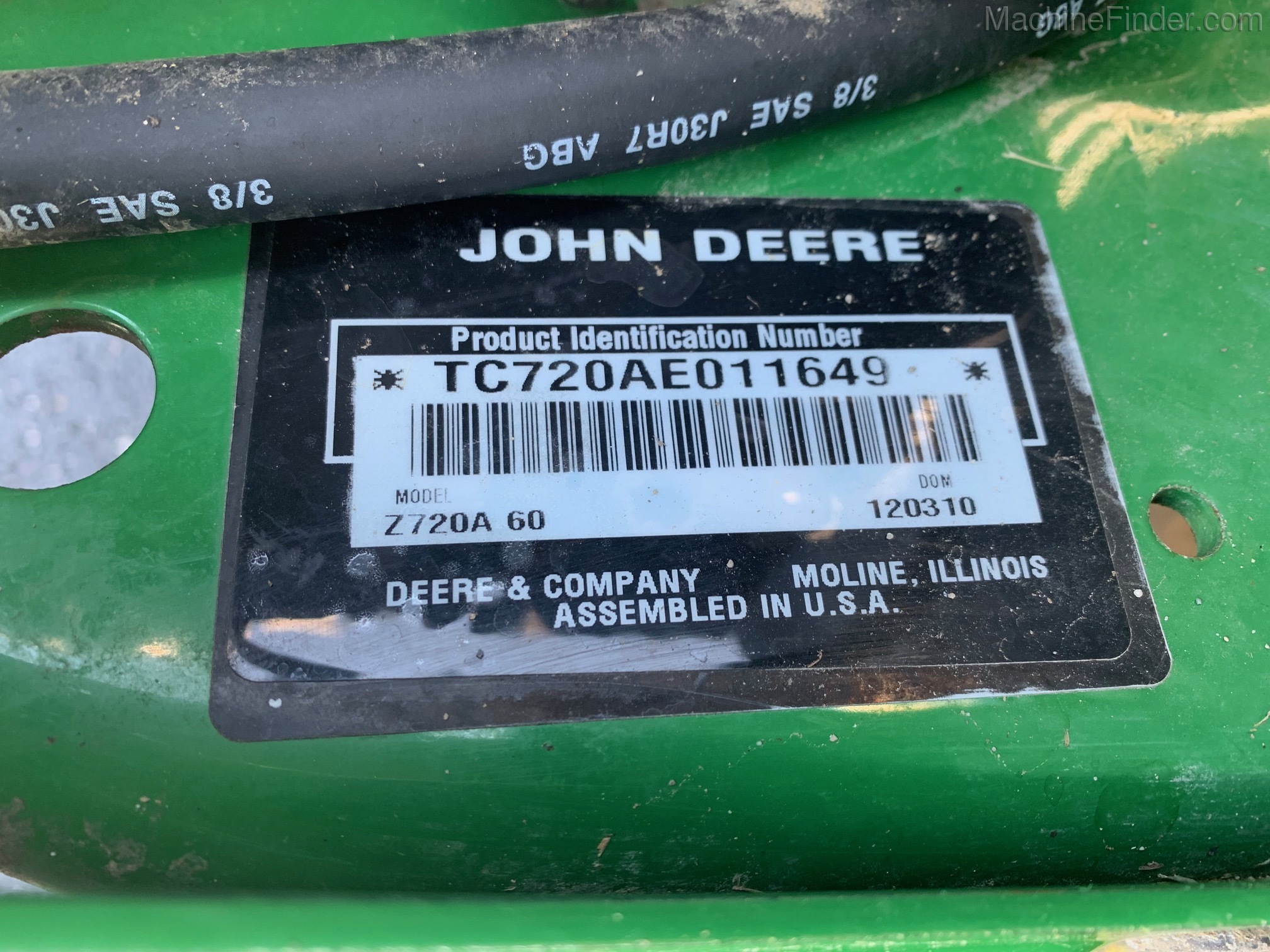2010 John Deere Z720A Image 4