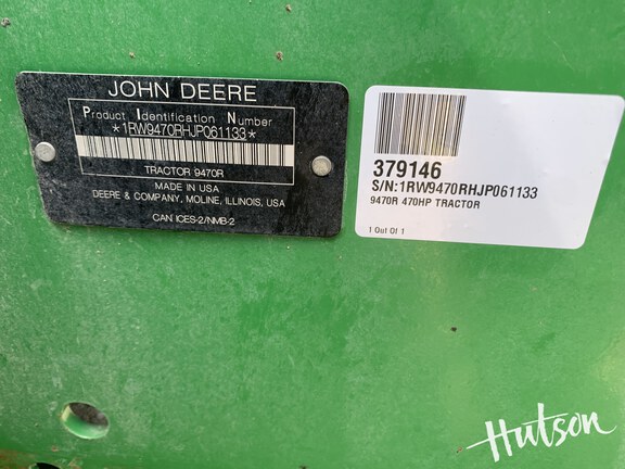 Photo of 2018 John Deere 9470R