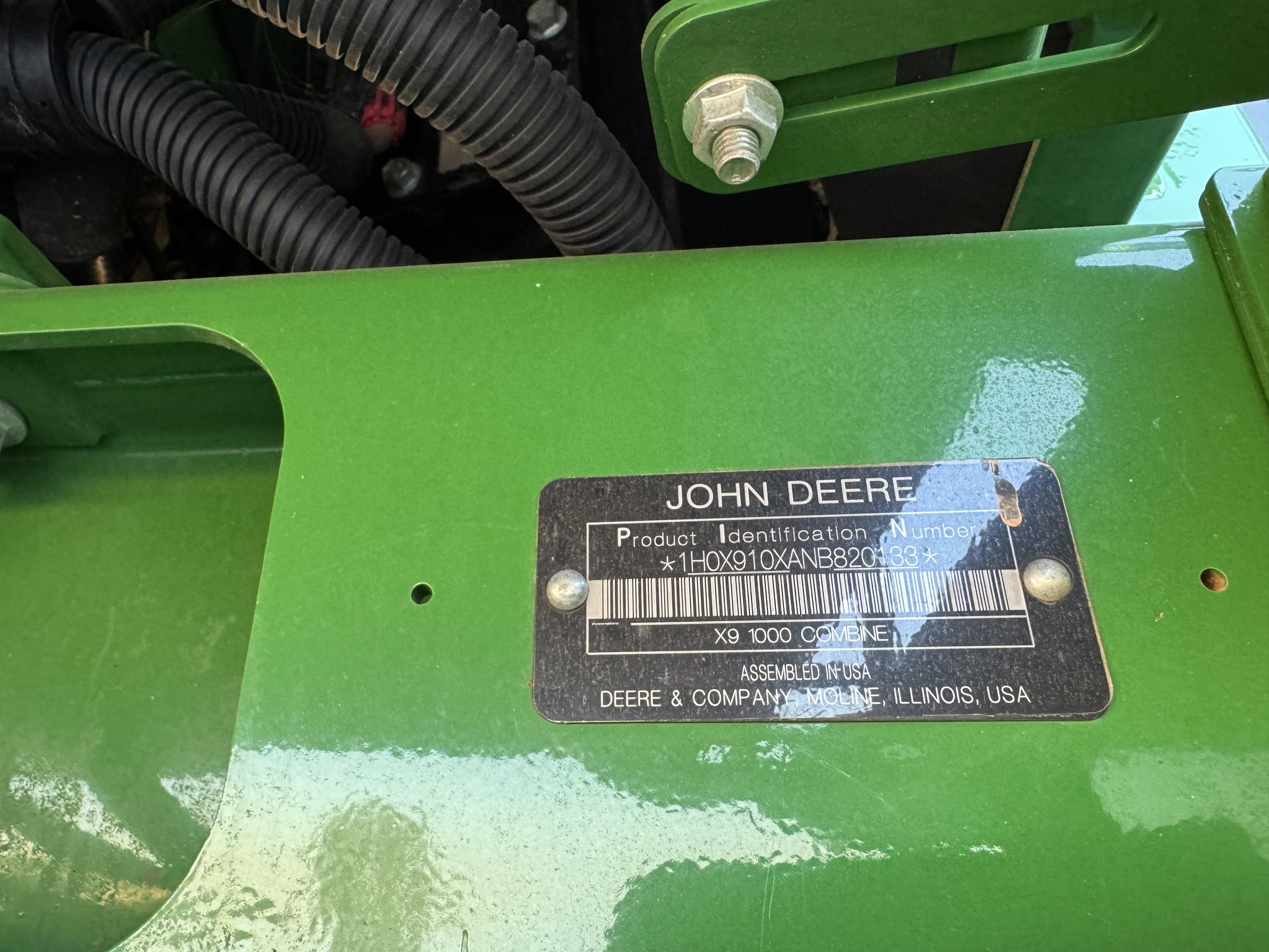  2022 John Deere X9 1000 at Heritage Tractor in Pittsburg, KS